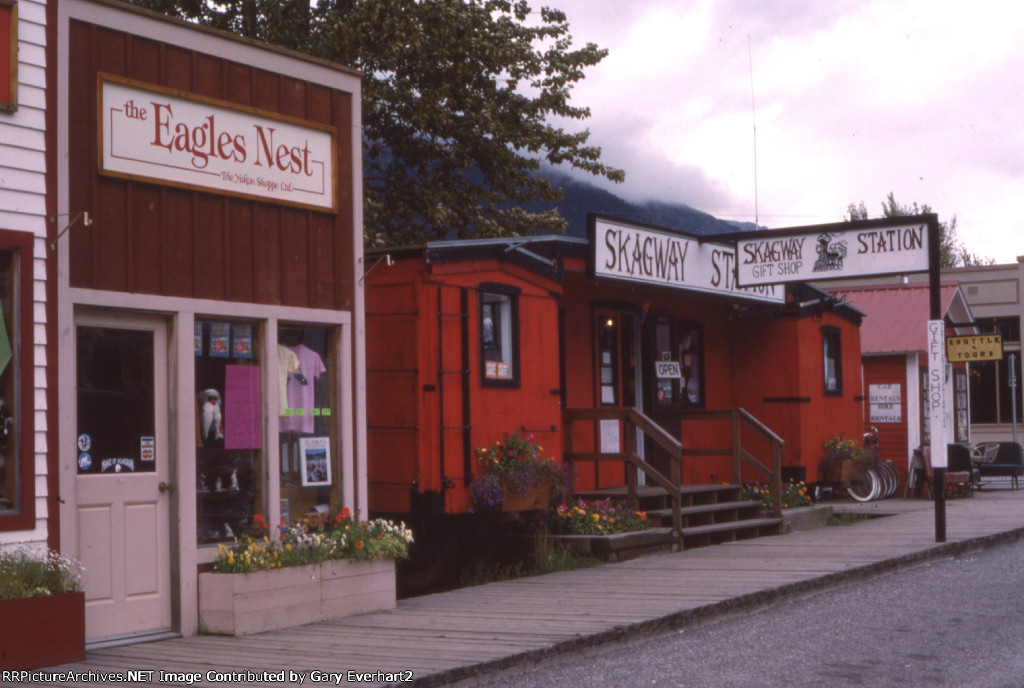 "Skagway Station" Double Cabooses